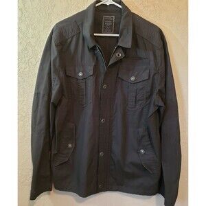 Calvin Klein Cotton Lightweight Jacket Size Large Grey